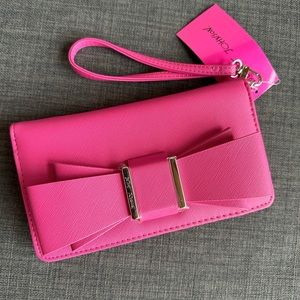 🎈HP🎈Betsey Johnson Wallet | Pink Bow Wristlet